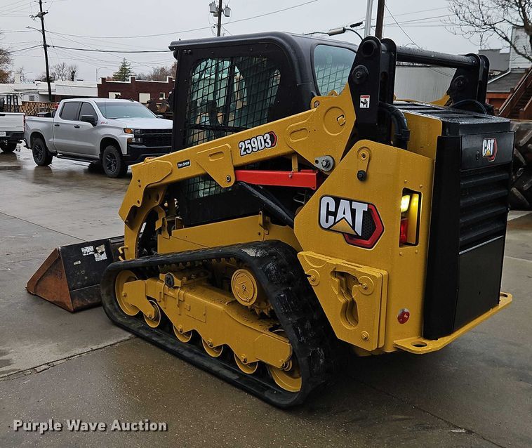 image for item EO4858 2020 Caterpillar 259D3 tracked skid steer loader