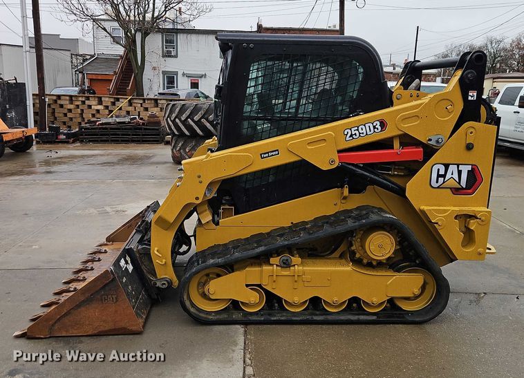 image for item EO4858 2020 Caterpillar 259D3 tracked skid steer loader