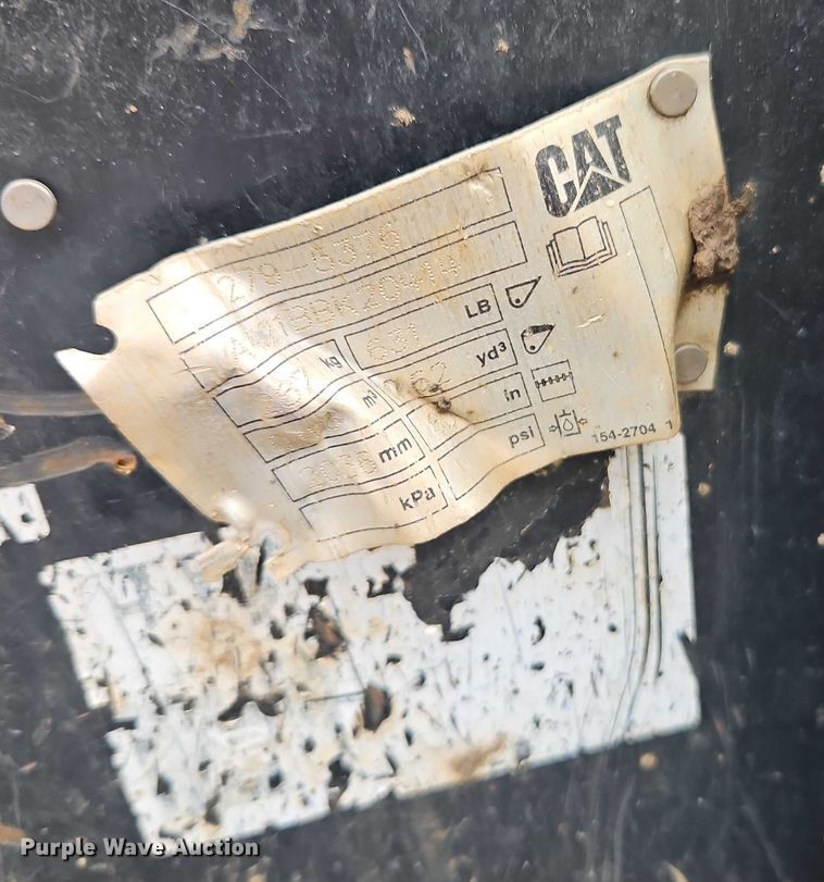 image for item EO4858 2020 Caterpillar 259D3 tracked skid steer loader