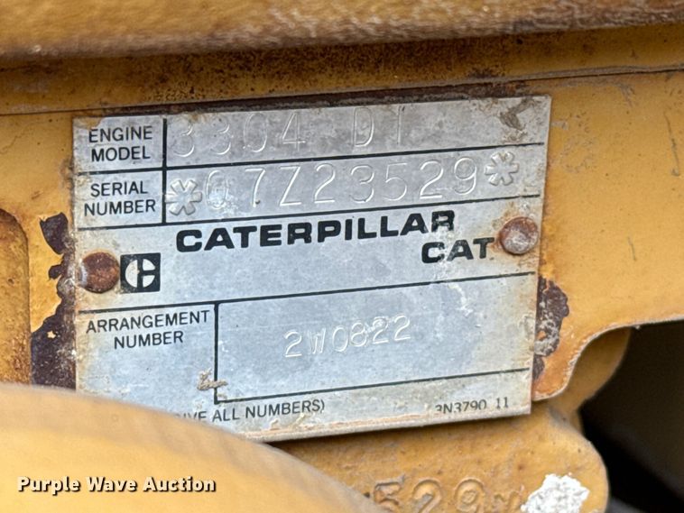 image for item EP2587 1989 Caterpillar 120G motor grader
