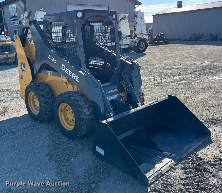 image for item ER0237 2017 John Deere 318G skid steer loader