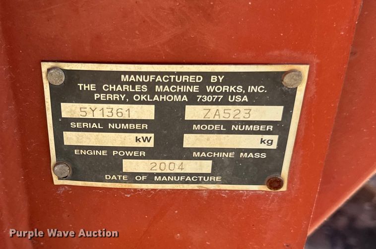 image for item ER0238 2004 Ditch Witch RT55 trencher