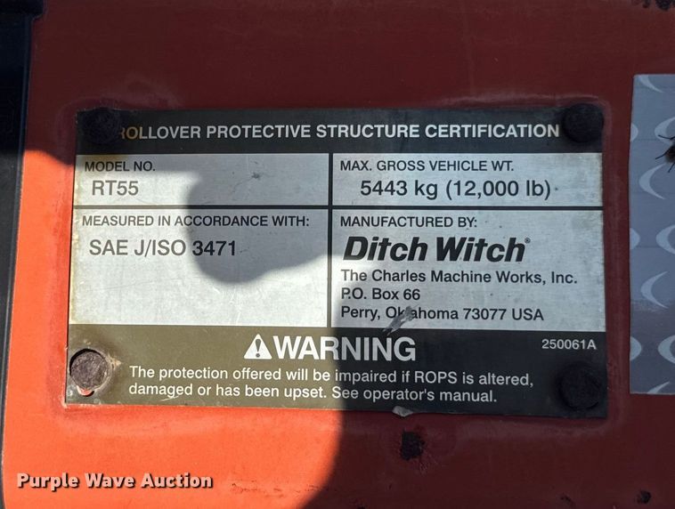 image for item ER0238 2004 Ditch Witch RT55 trencher