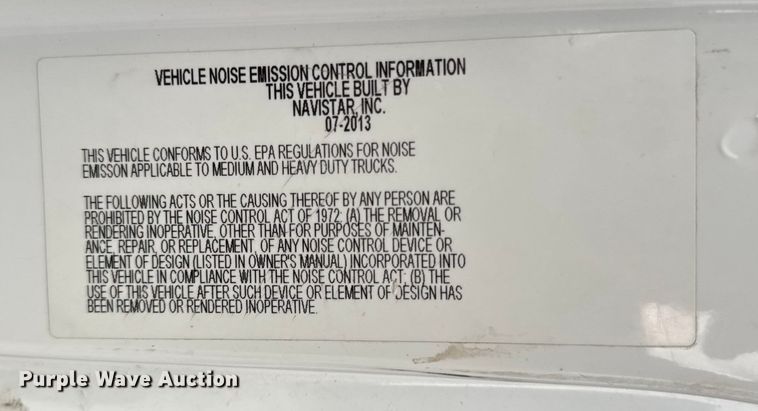 image for item ER0285 2014 International 4400 bucket truck