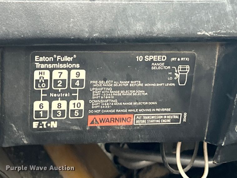 image for item ET6575 1995 International 4900 flatbed truck