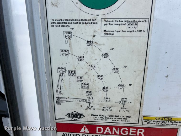 image for item ET6579 2005 Ford F750 Super Duty utility / service truck