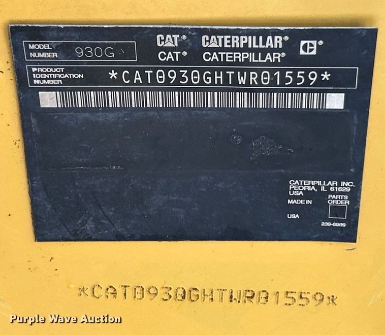 image for item ET6652 2006 Caterpillar 930G wheel loader