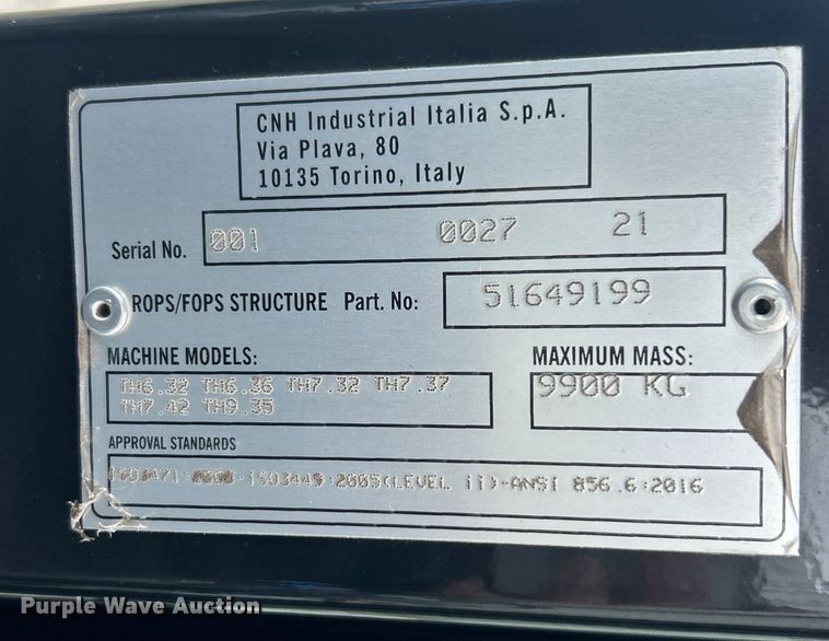 image for item ET6674 2021 New Holland LM7.42 telehandler