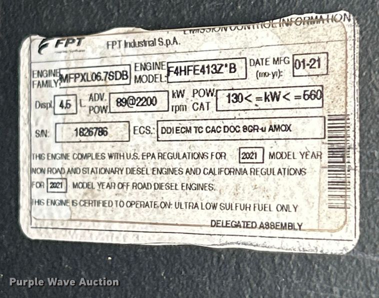 image for item ET6674 2021 New Holland LM7.42 telehandler