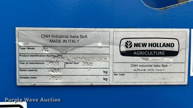 image for item ET6674 2021 New Holland LM7.42 telehandler