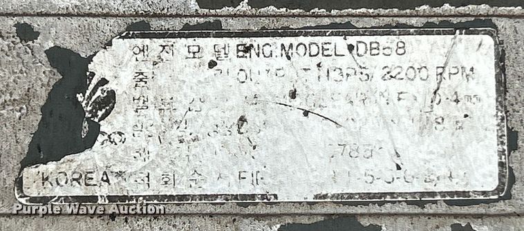 image for item ET6707 1999 Daewoo DH 130W wheeled excavator