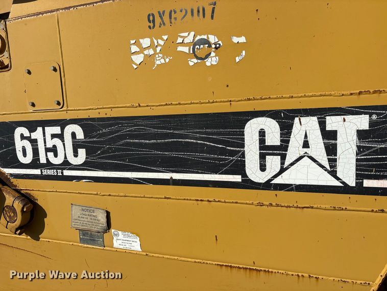 image for item ET7234 2007 Caterpillar 615C Series II elevating scraper