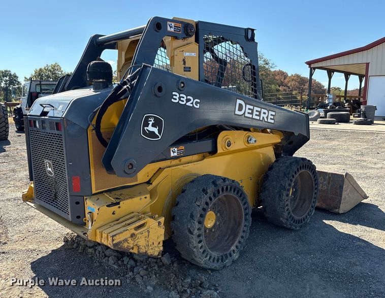 MINI CARGADOR SOBRE RUEDAS 2019 JOHN DEERE 332G