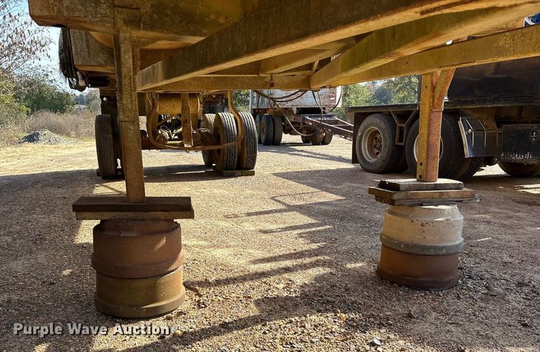 image for item ET7289 1985 Clement LW3224BT end dump trailer