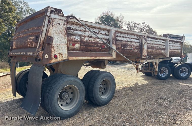 image for item ET7290 1997 Clement LW3236 end dump trailer