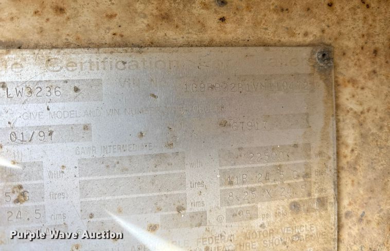 image for item ET7290 1997 Clement LW3236 end dump trailer