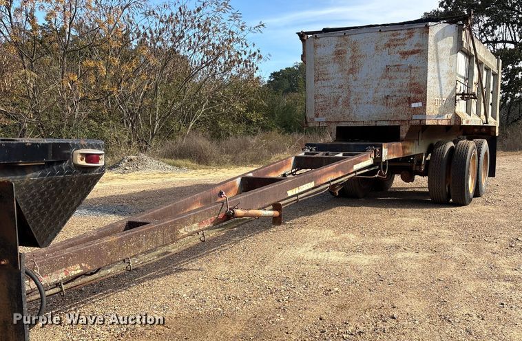 image for item ET7292 2005 Leach Pup-Dump end dump pup trailer