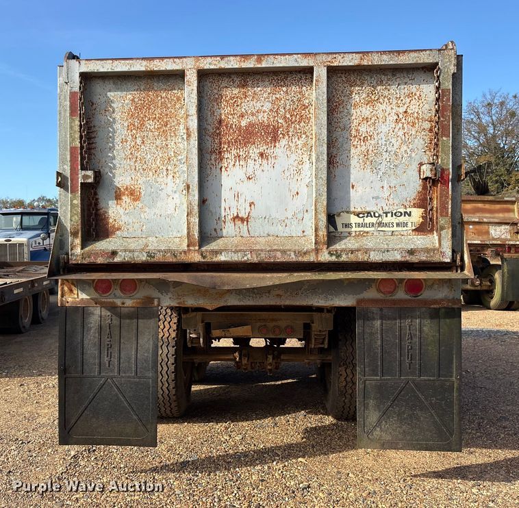 image for item ET7292 2005 Leach Pup-Dump end dump pup trailer