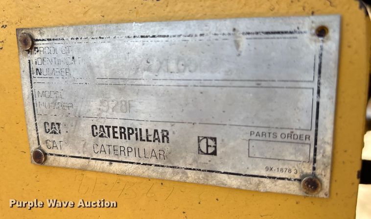 image for item ET7301 1994 Caterpillar 928F wheel loader