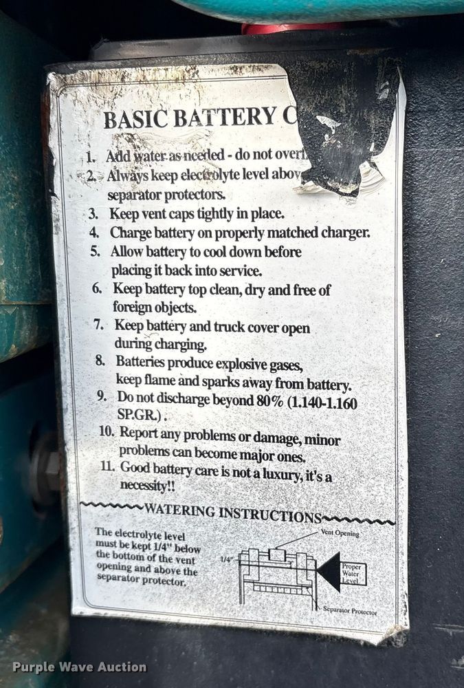 image for item ET7304 Tennant M17 floor scrubber