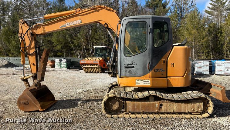 image for item ET8618 2012 Case CX75SR excavator