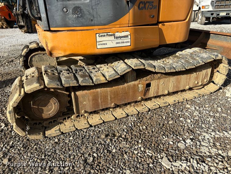 image for item ET8618 2012 Case CX75SR excavator