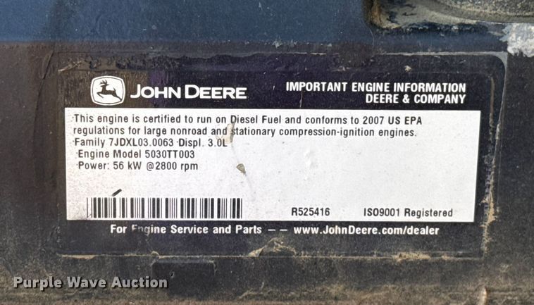image for item EU5405 2008 John Deere 304J wheel loader