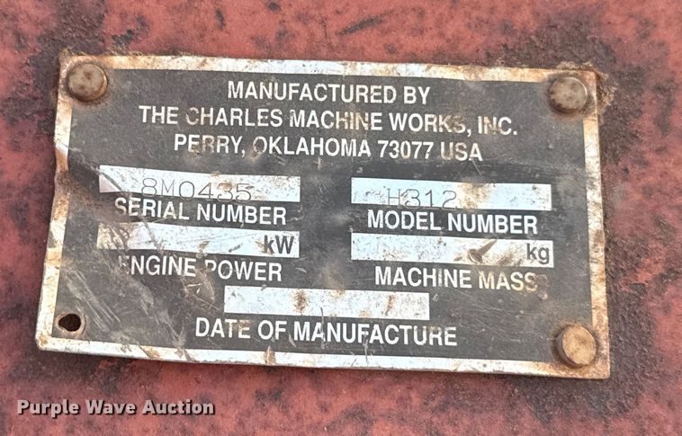 image for item EU5425 1995 Ditch Witch 3500DDLSB trencher