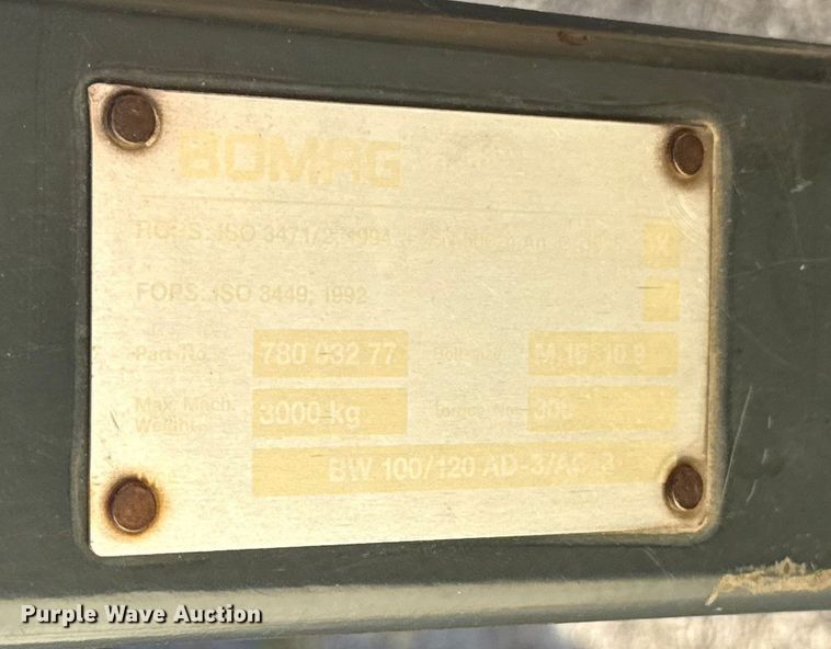 image for item EU5427 2004 Bomag BW 120 AD-3 double drum roller