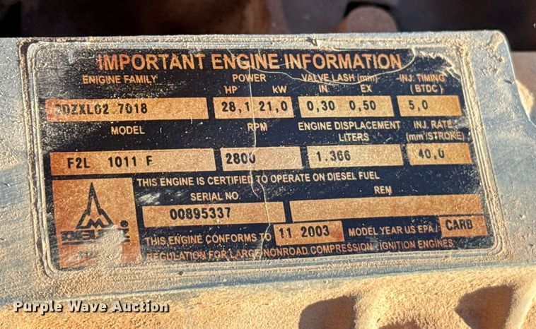 image for item EU5427 2004 Bomag BW 120 AD-3 double drum roller