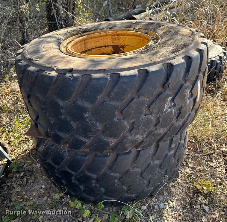 image for item EU5442 (2) Michelin XL D  tires and wheels