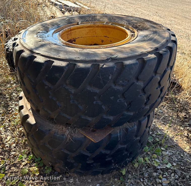 image for item EU5442 (2) Michelin XL D  tires and wheels