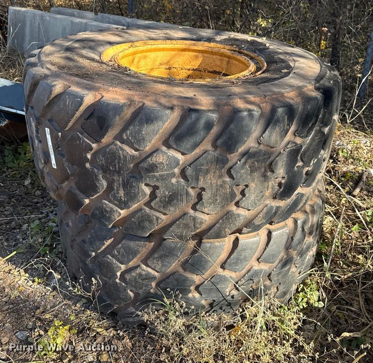 image for item EU5442 (2) Michelin XL D  tires and wheels