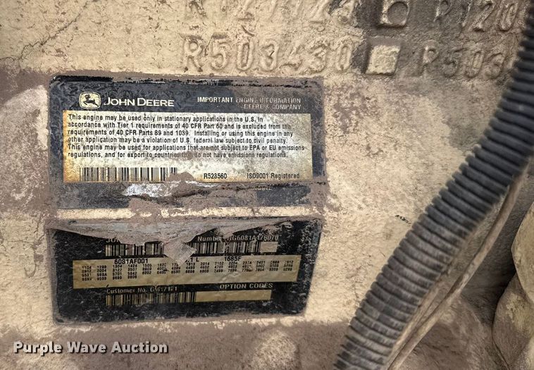 image for item EU6342 2006 Kohler Power Systems 180 generator