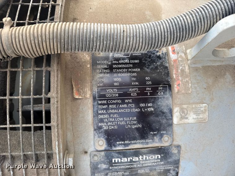 image for item EU6345 Marathon 431PSL6206 generator