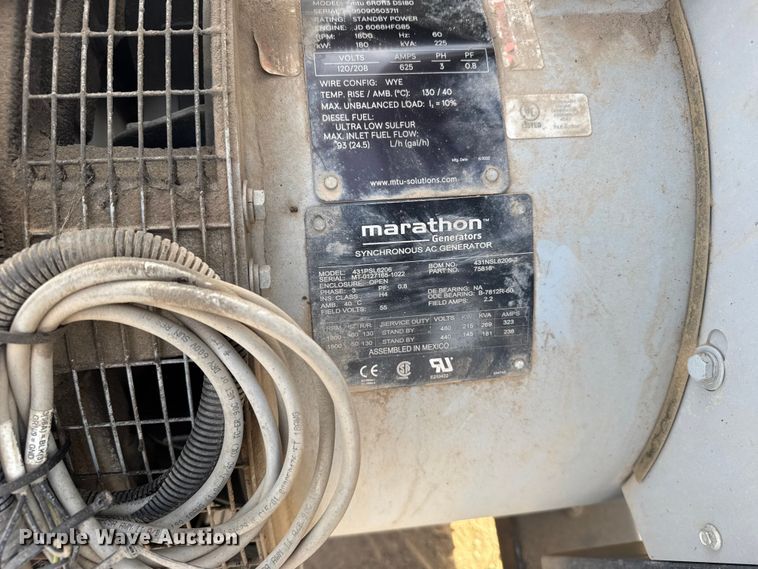 image for item EU6345 Marathon 431PSL6206 generator