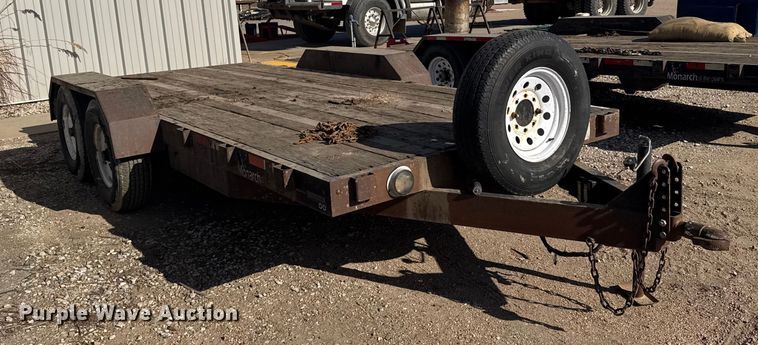 image for item EU6349 2008 Monarch utility trailer