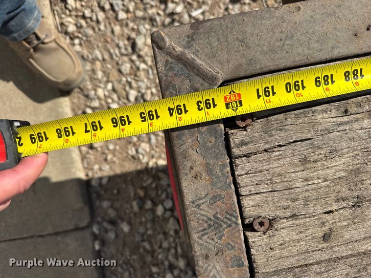 image for item EU6349 2008 Monarch utility trailer