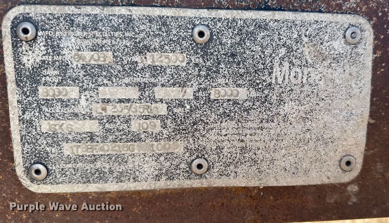 image for item EU6349 2008 Monarch utility trailer