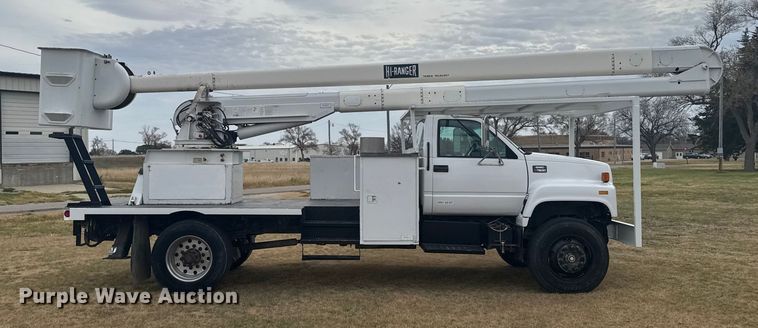 CAMIóN CON CANASTILLA 1999 GMC TEREX