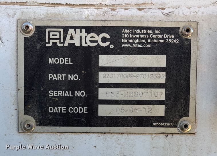 image for item EV3283 2012 Dodge Ram 5500 bucket truck