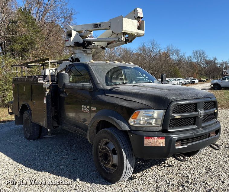 image for item EV3288 2016 RAM 5500 bucket truck