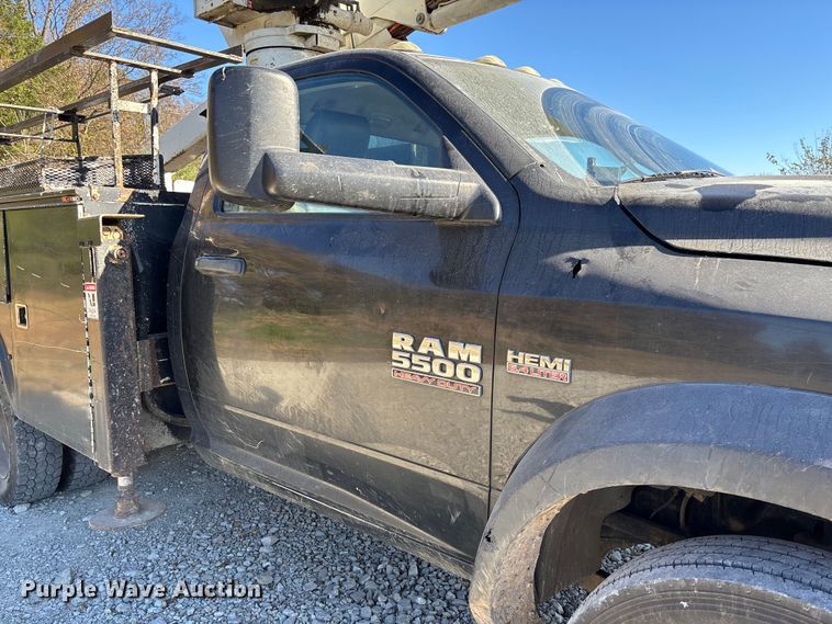image for item EV3288 2016 RAM 5500 bucket truck
