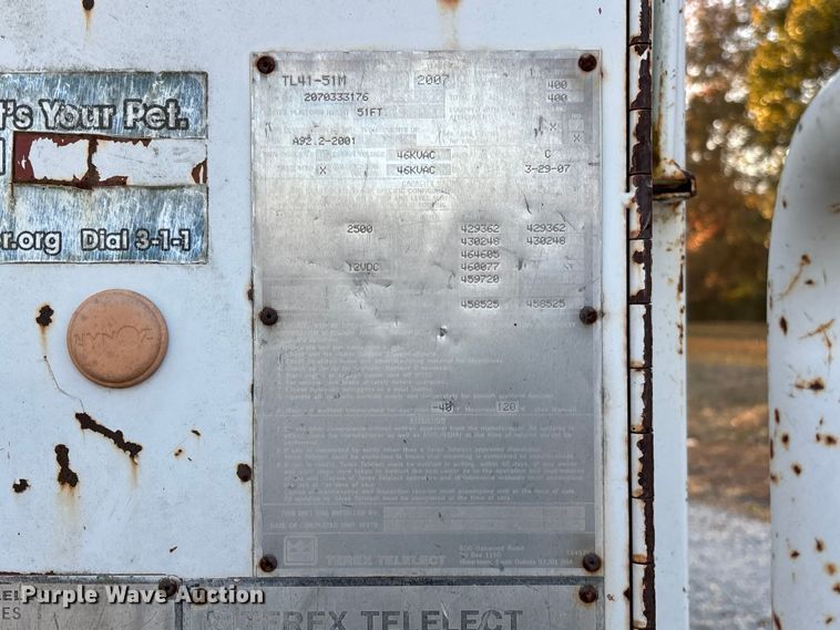 image for item EV3297 2007 Ford F750 Super Duty bucket truck