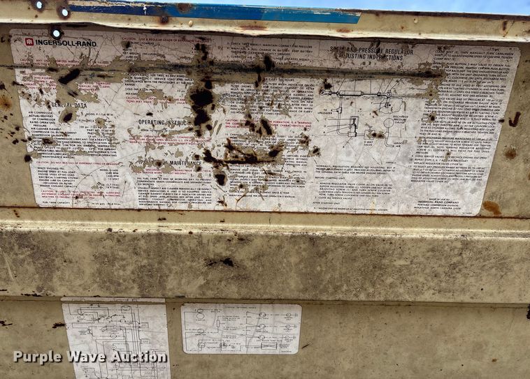 image for item EV3304 Ingersoll Rand P-175A-W-W air compressor