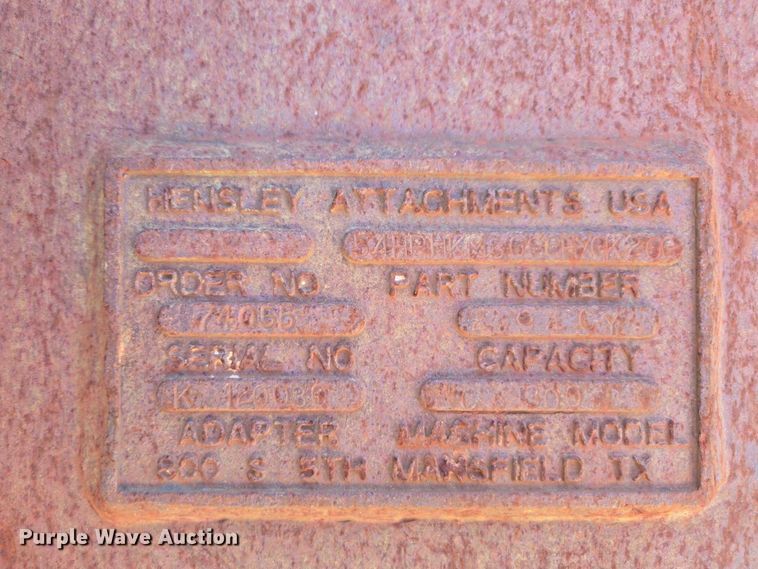 image for item EV4412 Excavator attachments