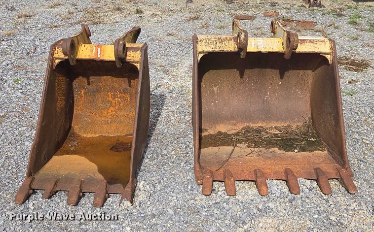 image for item EV4414 (2) backhoe buckets 