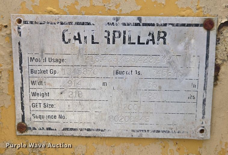 image for item EV4414 (2) backhoe buckets 