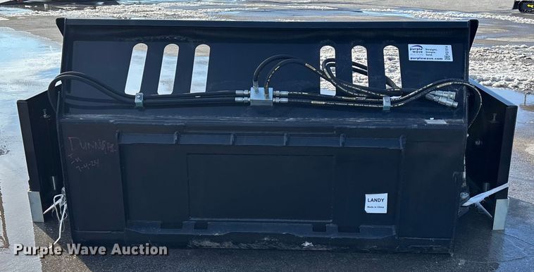 image for item FG1514 Landy SWB91 skid steer snow pusher