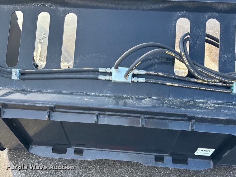 image for item FG1514 Landy SWB91 skid steer snow pusher